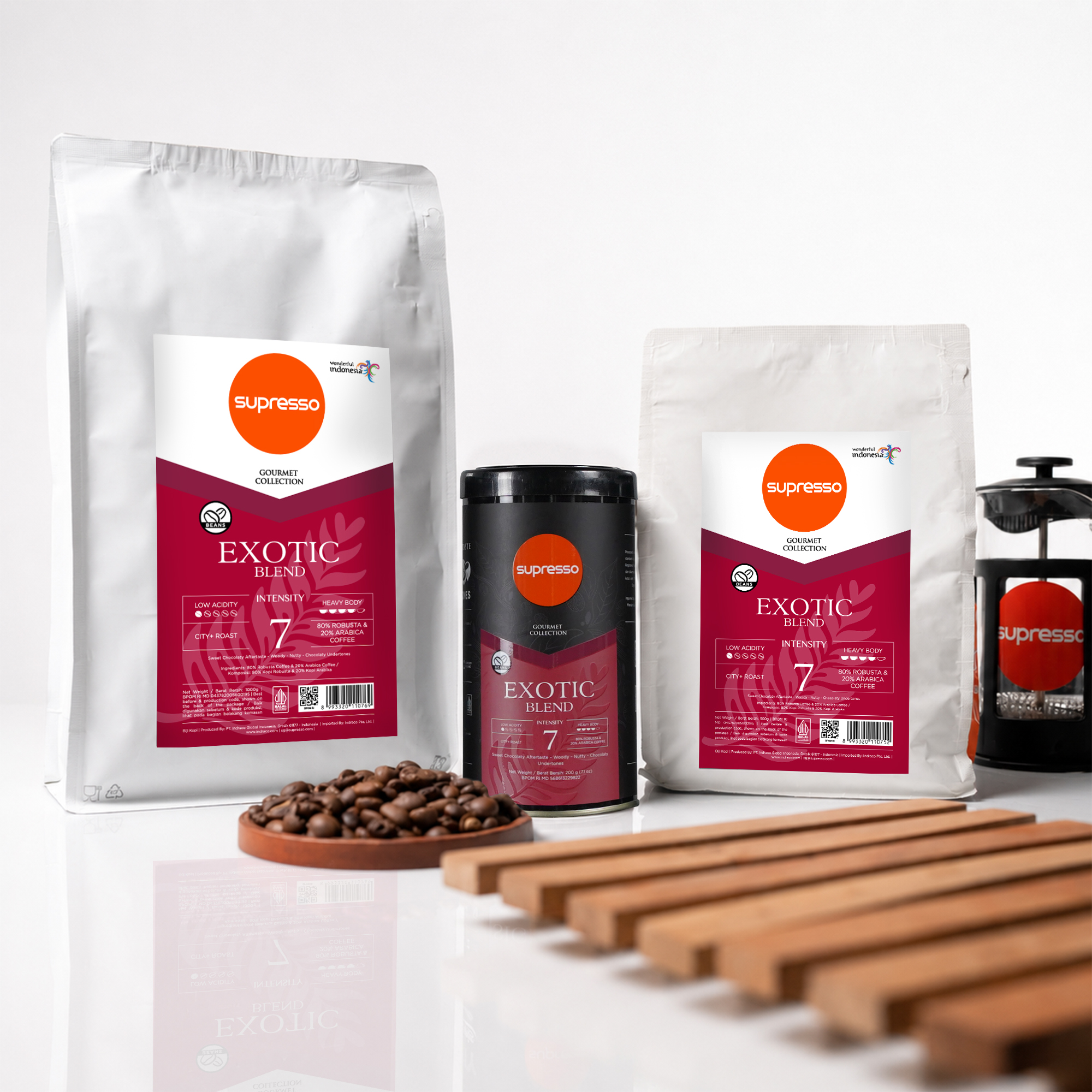 Supresso 精品系列 Exotic Blend 烘焙咖啡豆