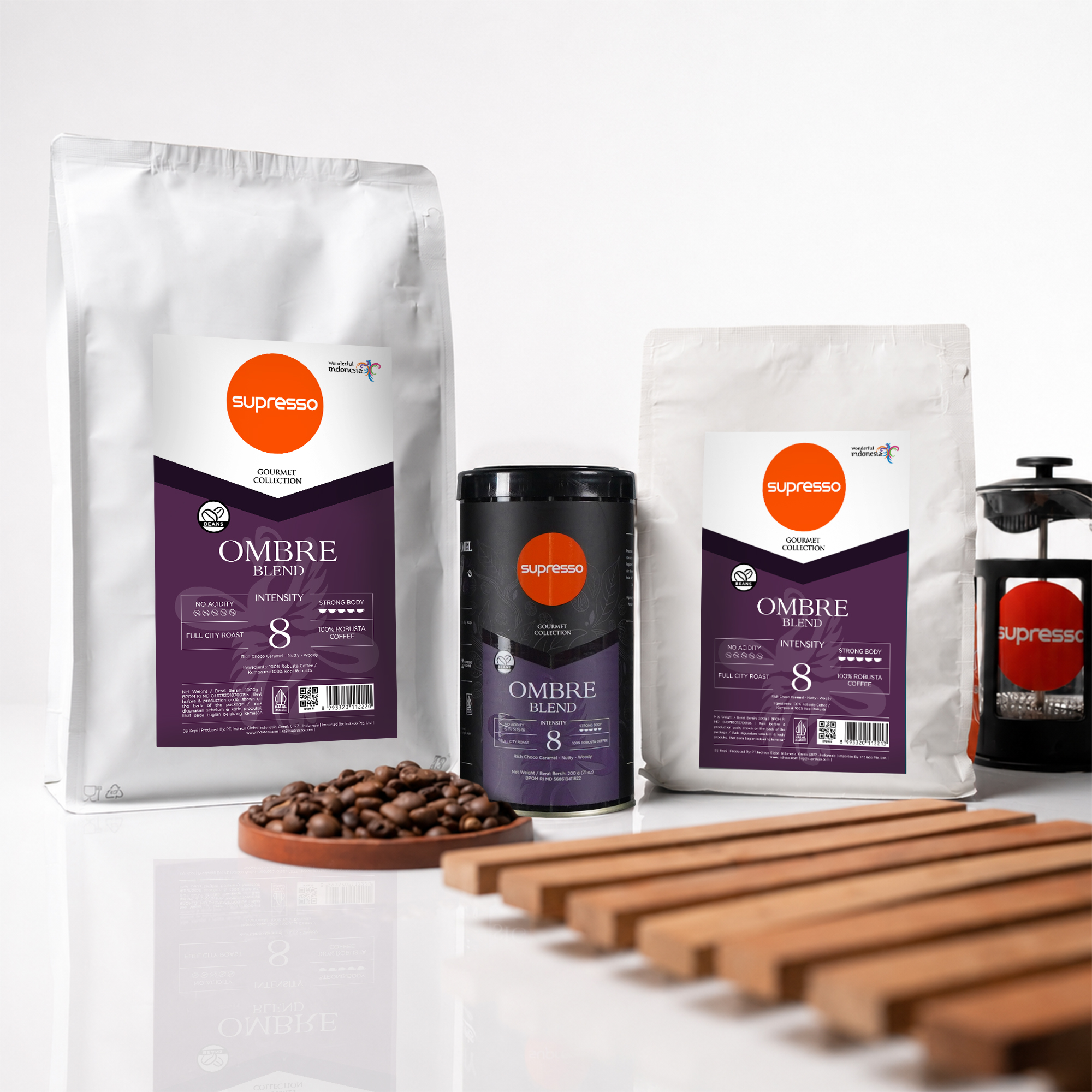 Supresso Roasted Beans Ombre Blend