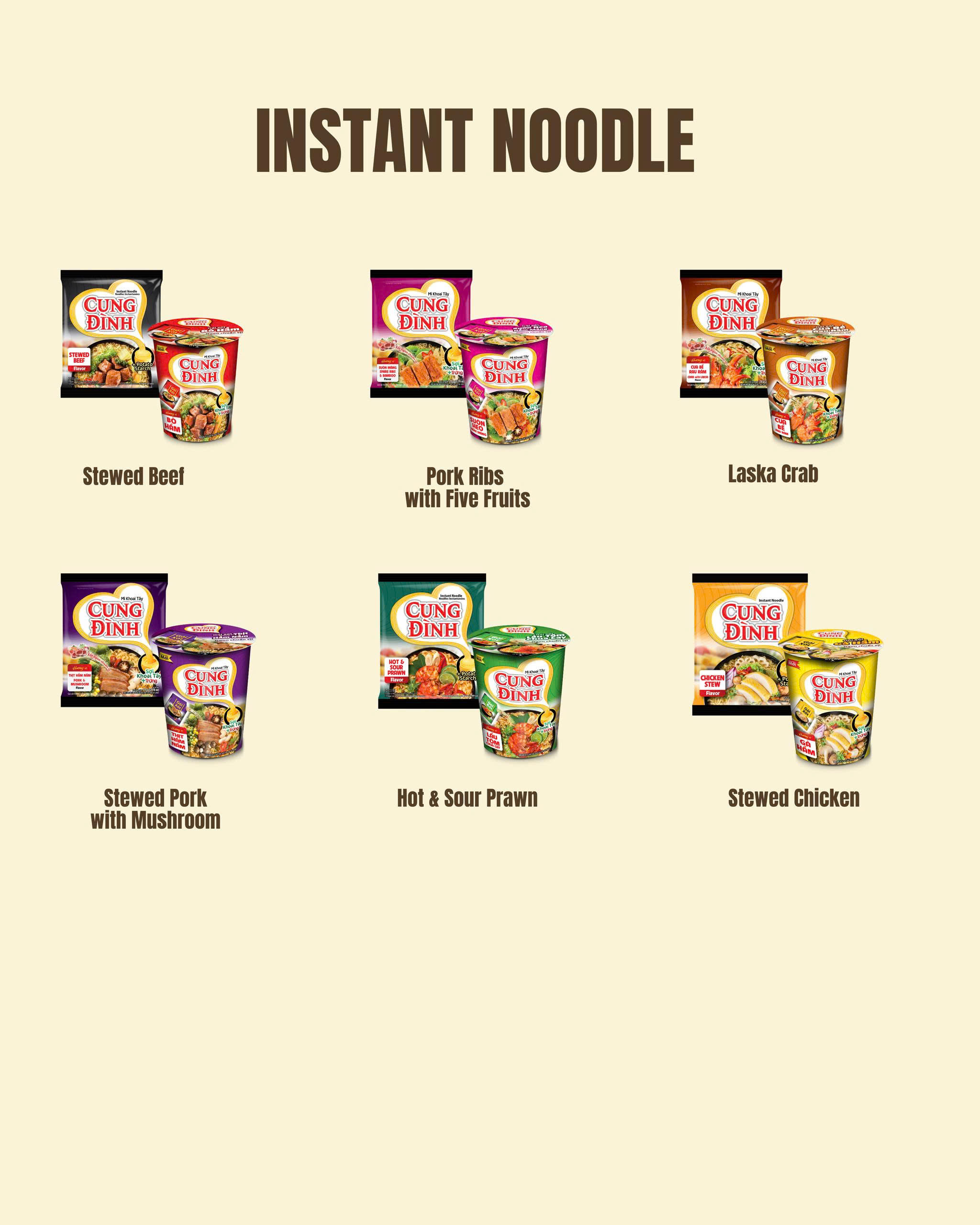 Cung Dinh Instant Noodle Soup