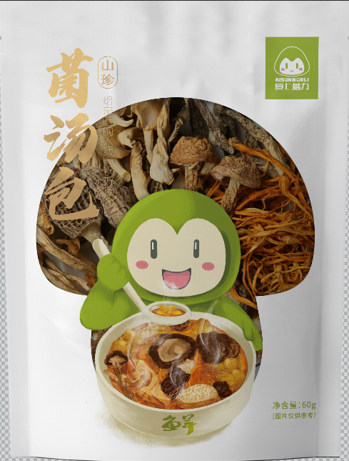 七彩菌湯包