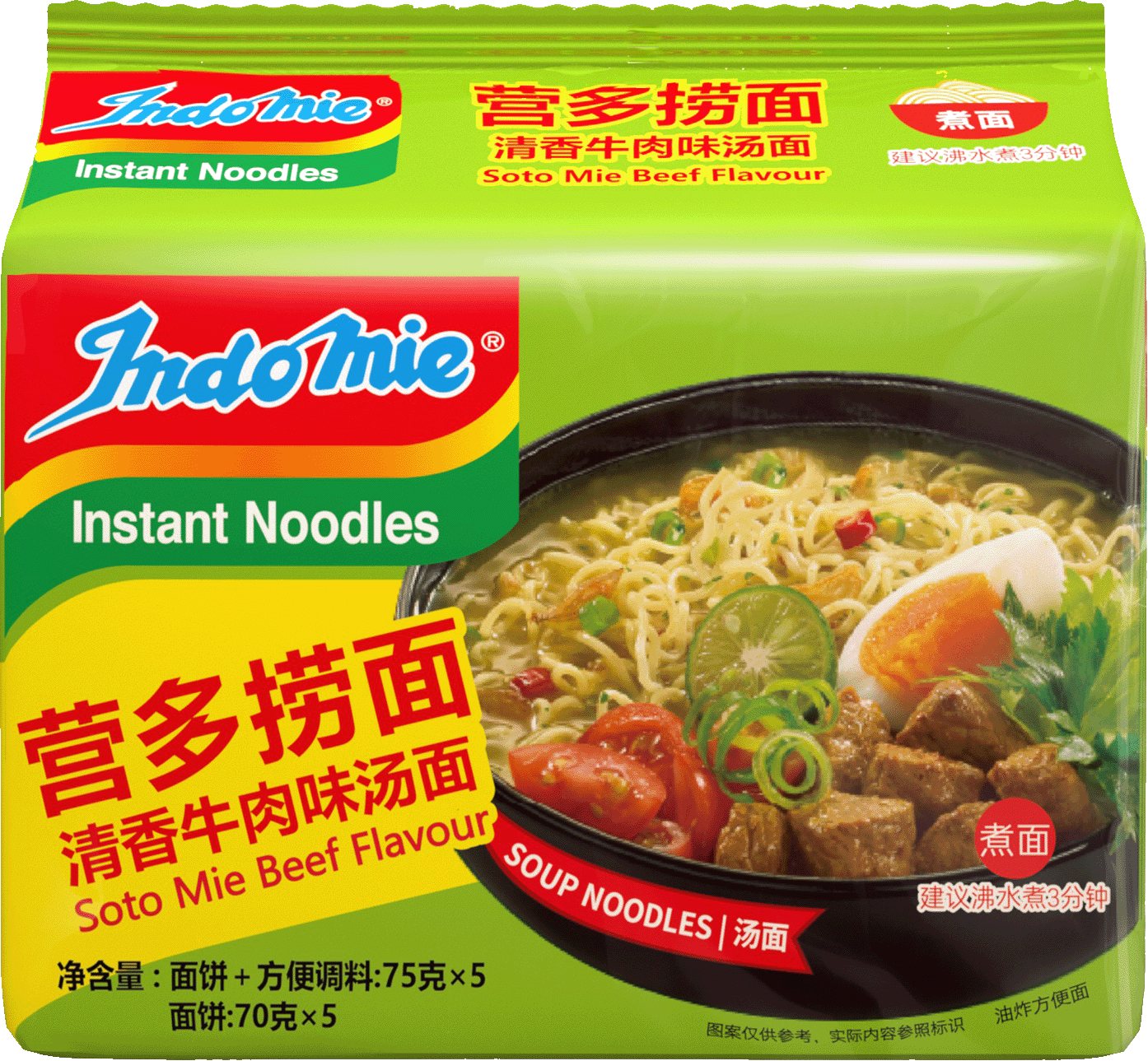 營多撈面清香牛肉味湯面