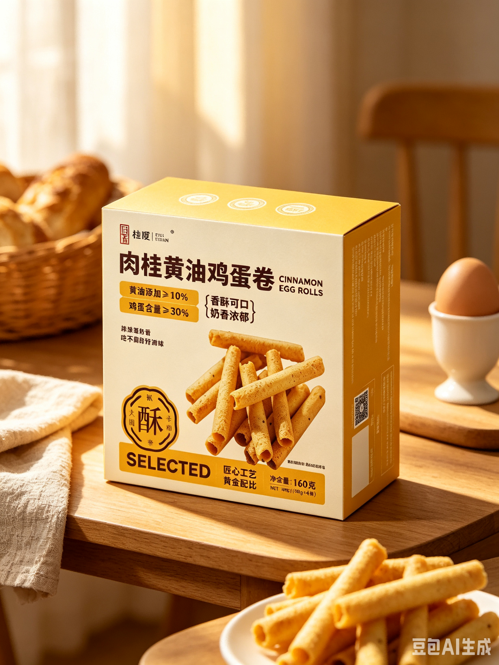 肉桂黃油雞蛋卷