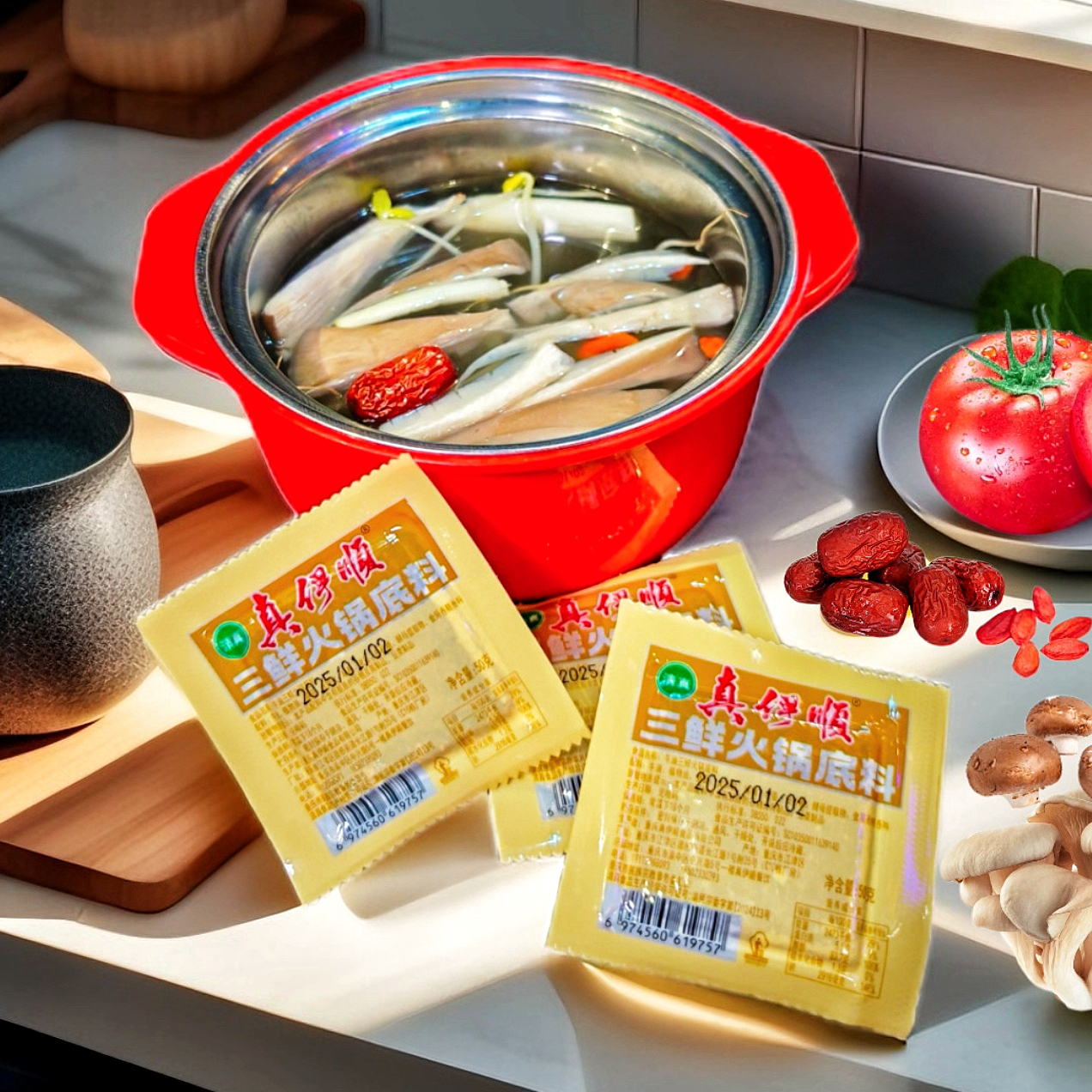真伊順50g三鮮牛油火鍋底料