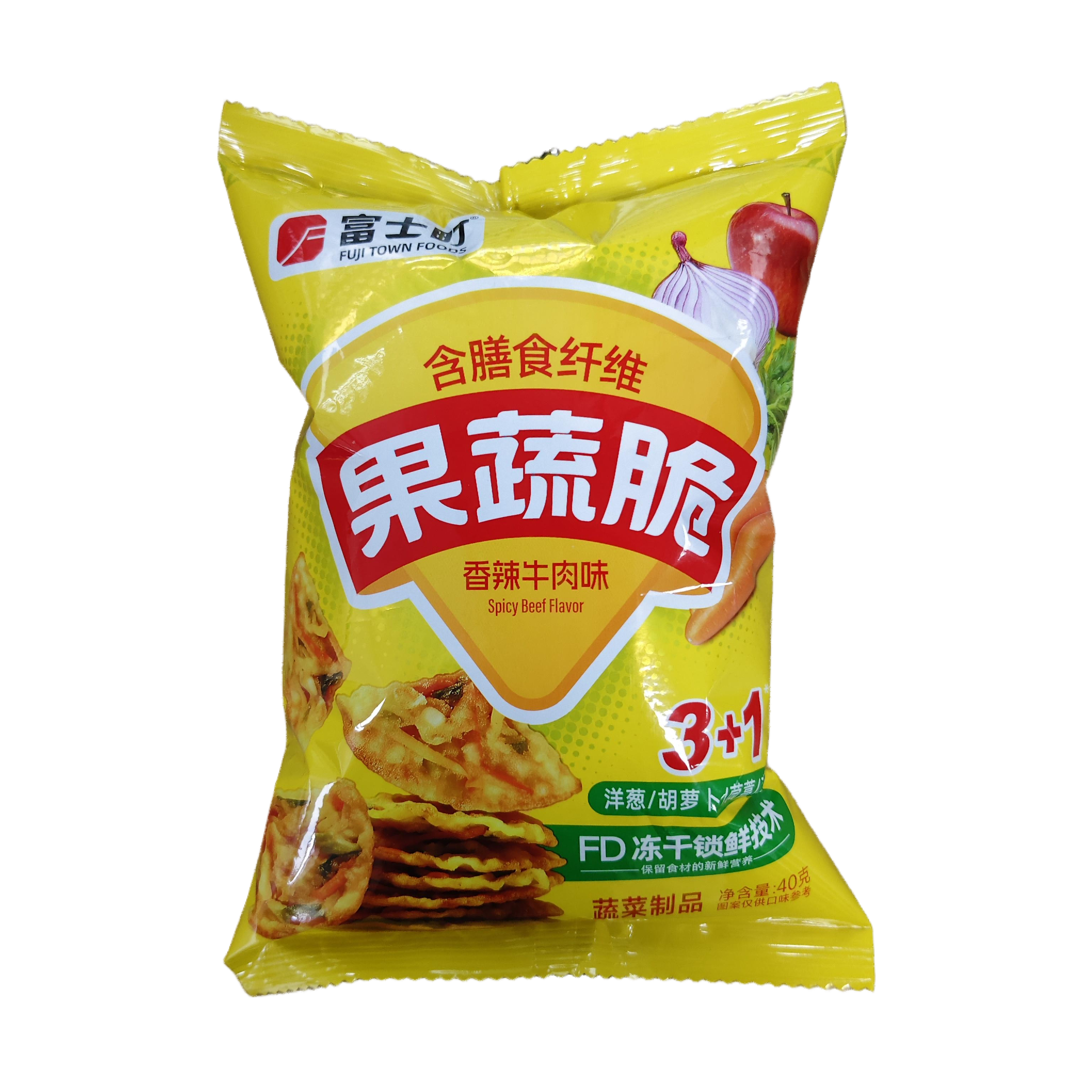 富士町 果蔬脆(香辣牛肉味)40g