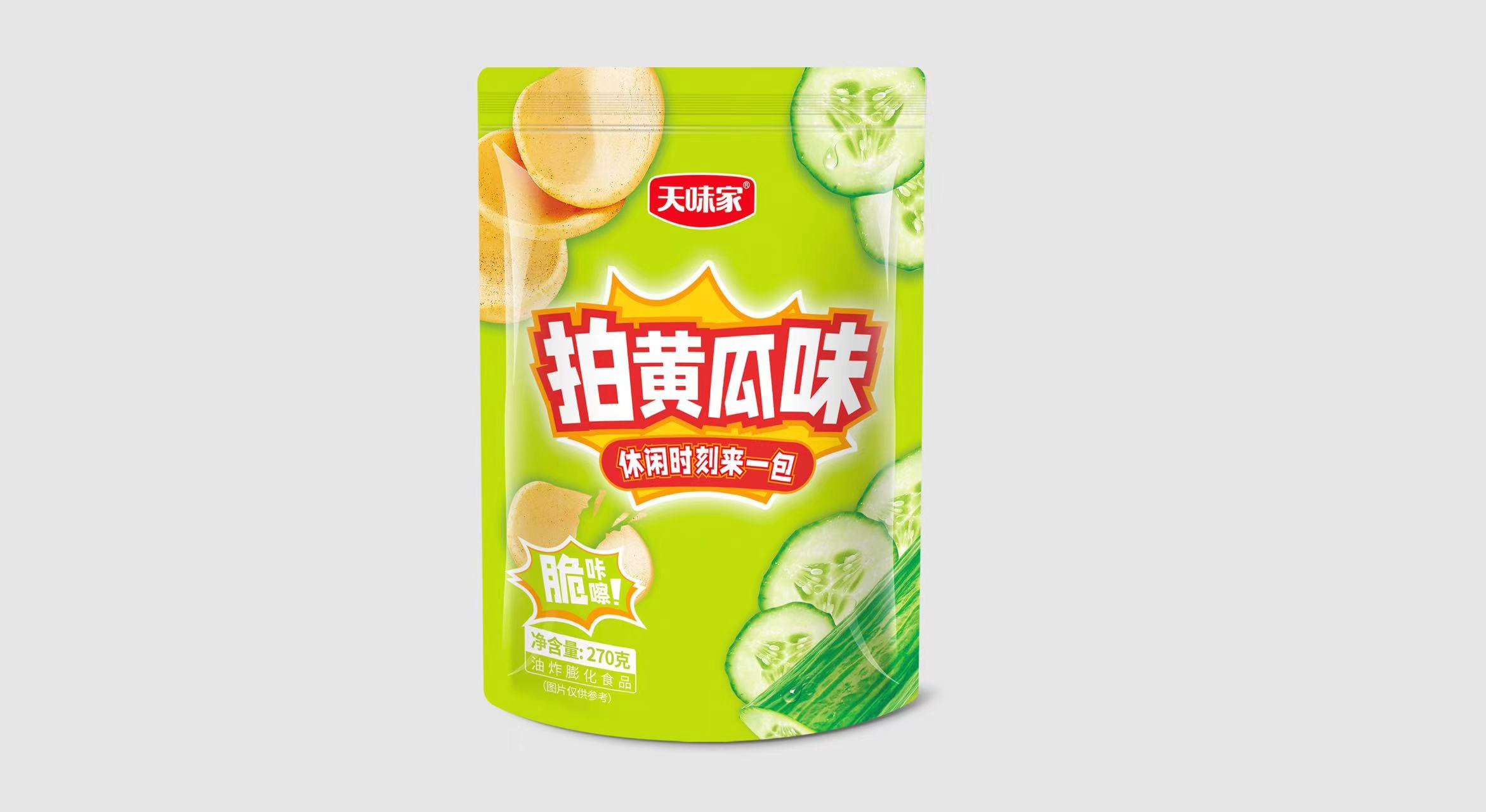 拍黃瓜味脆片