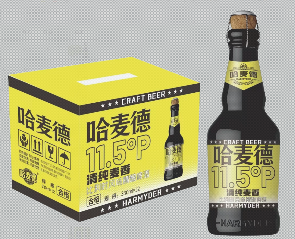 哈麥德·清純麥香比利時風味精釀啤酒