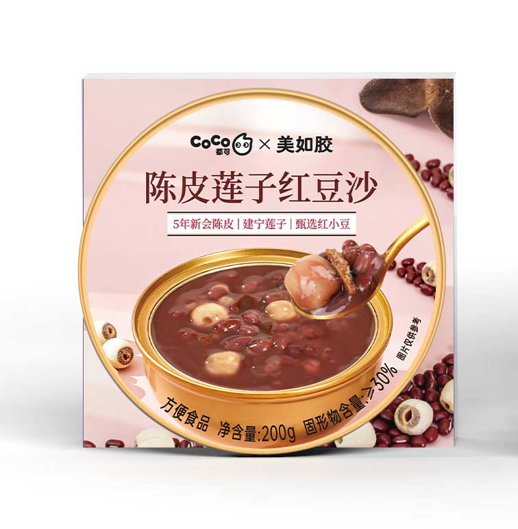 CoCoX美如膠陳皮蓮子紅豆沙200g
