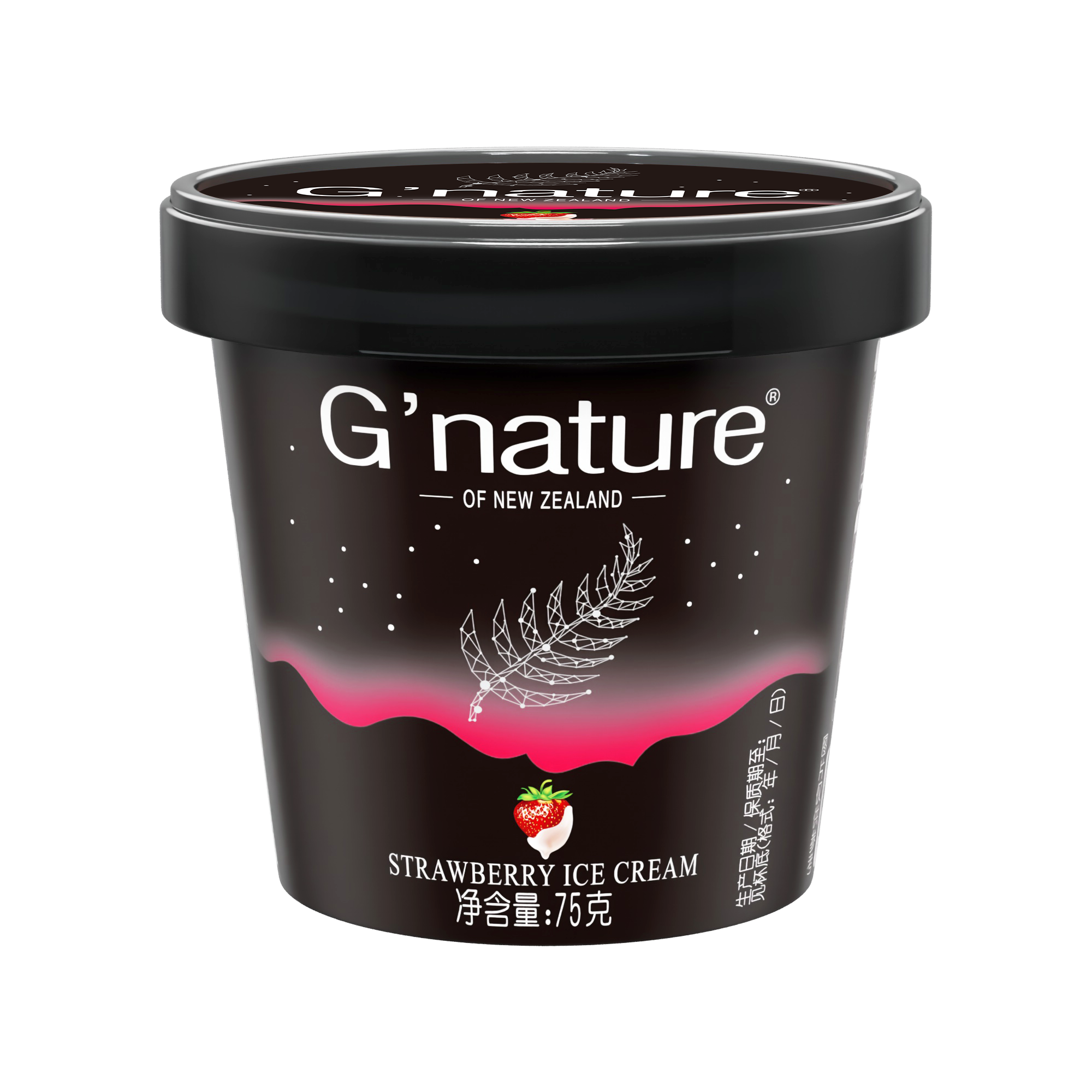G‘nature草莓口味冰淇淋