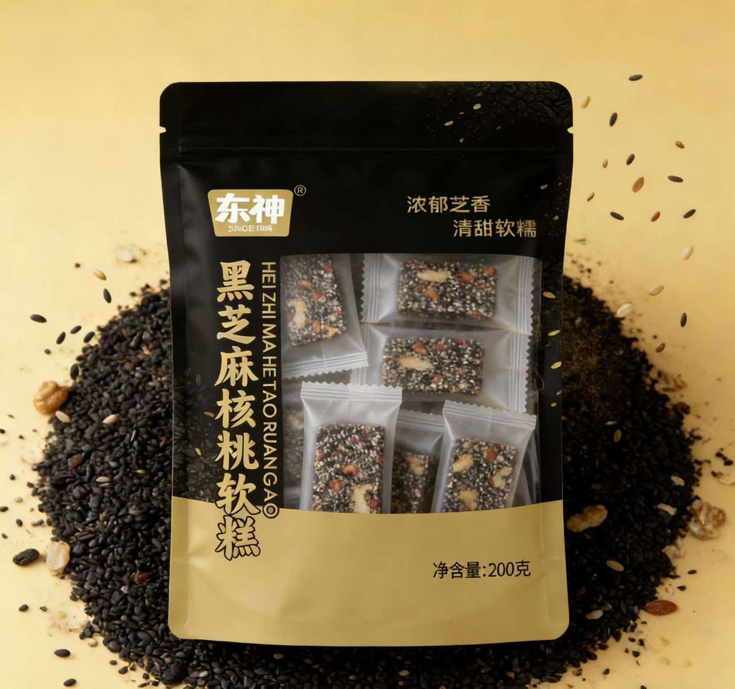 東神黑芝麻核桃軟糕200g