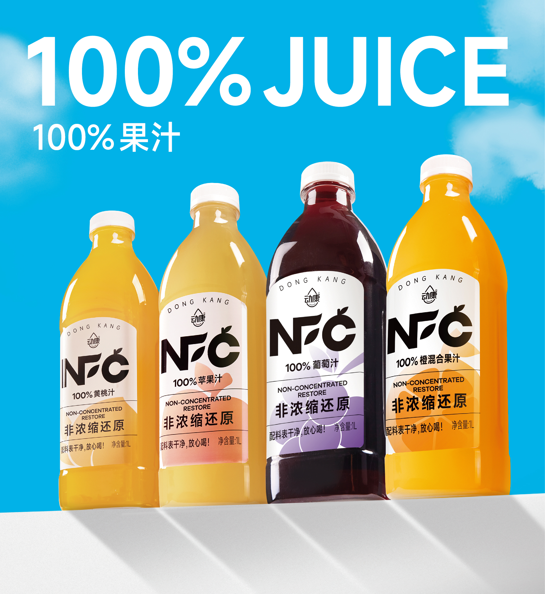 動(dòng)康1L果汁系列