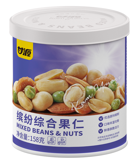 甘源158G鐵罐裝繽紛綜合果仁