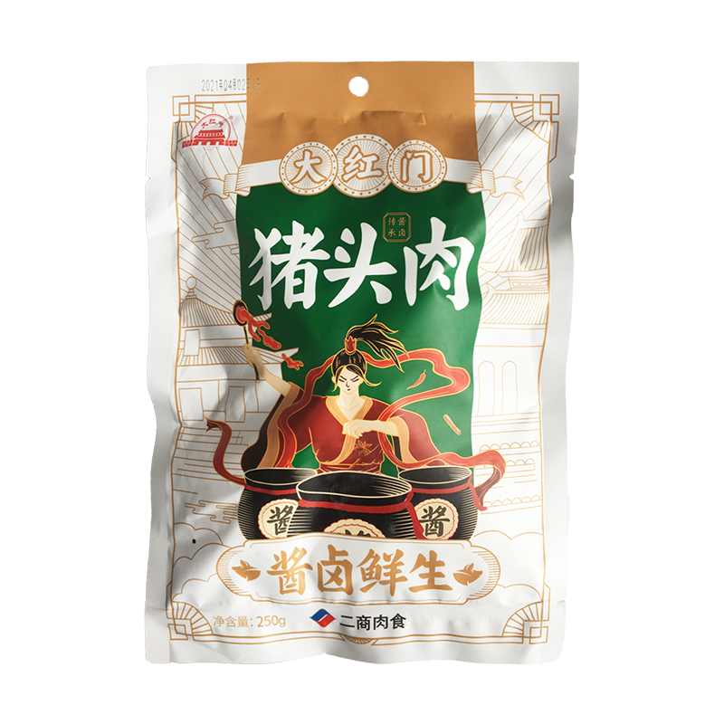 大紅門醬鹵鮮生豬頭肉250克