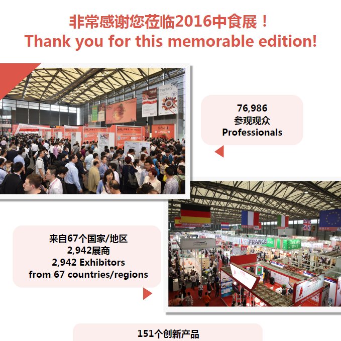 非常感謝您蒞臨2016中食展