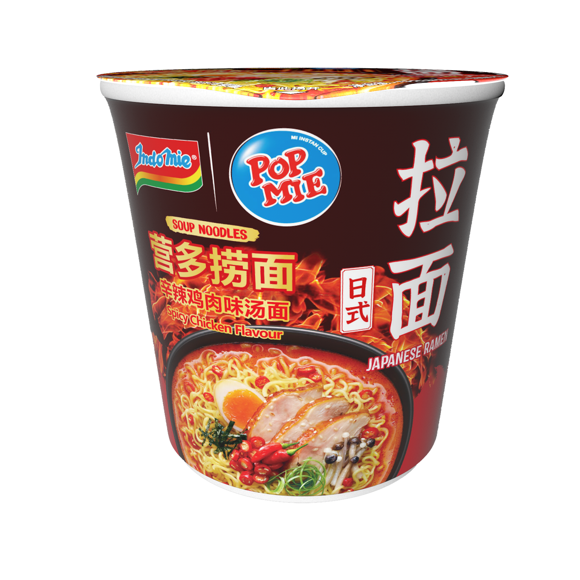 營多撈面日式拉面辛辣雞肉味湯面杯面