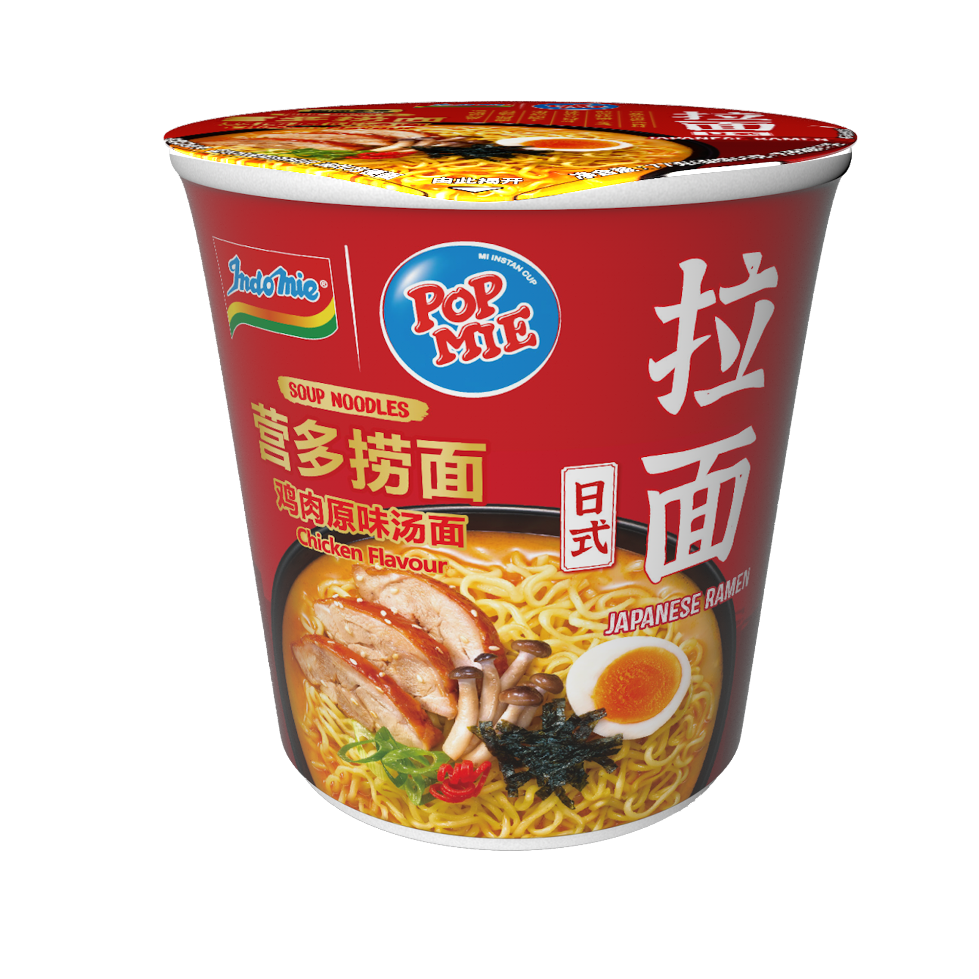 營多撈面日式拉面雞肉原味湯面杯面