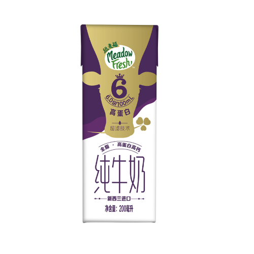 纽麦福6.0高蛋白高钙纯牛奶