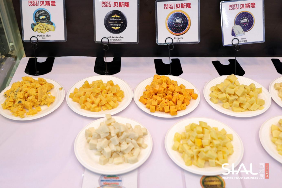 Best Long cheese tasting display SIAL