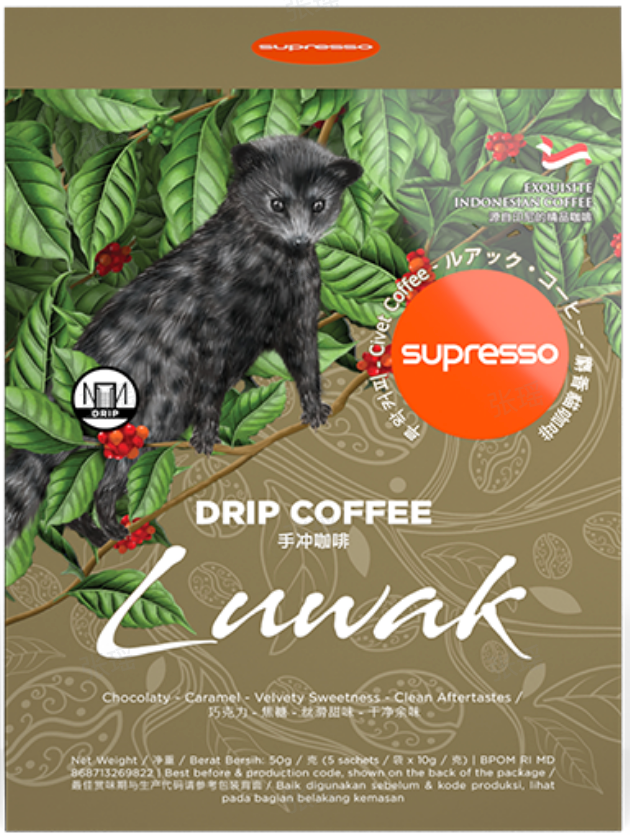 Supresso Luwak Prestige Drip Coffee