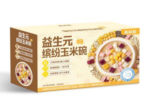 Meirujiao Prebiotic Colorful Corn Bowl, 1.818 kg