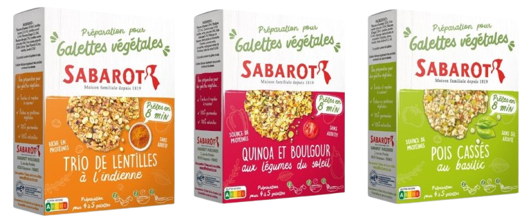 Preparations for vegetable cakes